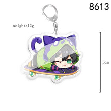 Load image into Gallery viewer, 5pcs 10pcs SK8 the Infinity Langa Hasegawa MIYA Reki Kyan Cherry blossom PVC Pendant Key Chain Keyring