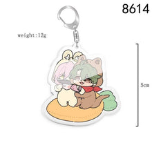 Load image into Gallery viewer, 5pcs 10pcs SK8 the Infinity Langa Hasegawa MIYA Reki Kyan Cherry blossom PVC Pendant Key Chain Keyring