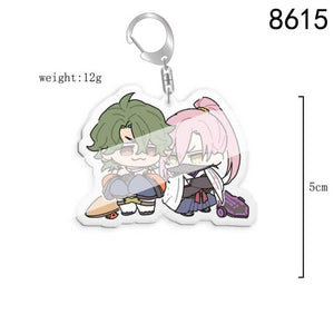 5pcs 10pcs SK8 the Infinity Langa Hasegawa MIYA Reki Kyan Cherry blossom PVC Pendant Key Chain Keyring