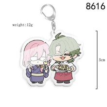 Load image into Gallery viewer, 5pcs 10pcs SK8 the Infinity Langa Hasegawa MIYA Reki Kyan Cherry blossom PVC Pendant Key Chain Keyring