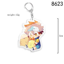 Load image into Gallery viewer, 5pcs 10pcs SK8 the Infinity Langa Hasegawa MIYA Reki Kyan Cherry blossom PVC Pendant Key Chain Keyring
