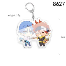 Load image into Gallery viewer, 5pcs 10pcs SK8 the Infinity Langa Hasegawa MIYA Reki Kyan Cherry blossom PVC Pendant Key Chain Keyring