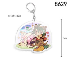 Load image into Gallery viewer, 5pcs 10pcs SK8 the Infinity Langa Hasegawa MIYA Reki Kyan Cherry blossom PVC Pendant Key Chain Keyring
