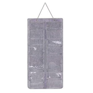 16 Felt Slots Hanging Dust Proof Sunglasses Organizer Wall Pocket Glasses Storage Sunglasses Holder