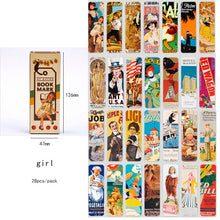 Load image into Gallery viewer, 28pcs/pack Creative Girl Star Fruit Space Paper Bookmarks For Books School Stationery And Office Gifts