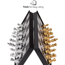 Load image into Gallery viewer, 25cm x25cm Chess Board Game Magnets Sets Portable Folding Chessboard Characters Desktop Intelligence Games Toys For Kids Birthday Gifts