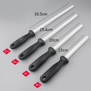 1 Pcs Ceramic(zirconia) Rod Knife Sharpener With ABS Handle Sharpening For Chefs Steel Knives Kitchen Assistant Helper musat