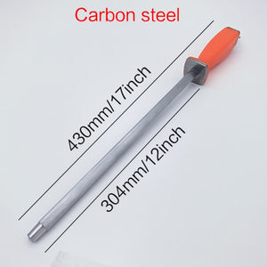1 Pcs Ceramic(zirconia) Rod Knife Sharpener With ABS Handle Sharpening For Chefs Steel Knives Kitchen Assistant Helper musat