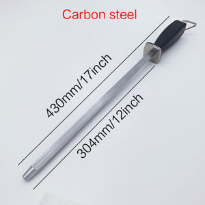 1 Pcs Ceramic(zirconia) Rod Knife Sharpener With ABS Handle Sharpening For Chefs Steel Knives Kitchen Assistant Helper musat