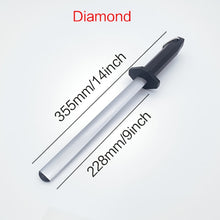 Load image into Gallery viewer, 1 Pcs Ceramic(zirconia) Rod Knife Sharpener With ABS Handle Sharpening For Chefs Steel Knives Kitchen Assistant Helper musat