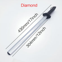 Load image into Gallery viewer, 1 Pcs Ceramic(zirconia) Rod Knife Sharpener With ABS Handle Sharpening For Chefs Steel Knives Kitchen Assistant Helper musat