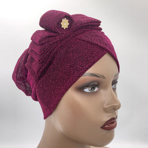 2020 Fashion bow-tie women&#39;s turban caps stretchy female headwrap bonnet cancer headwear muslim turban hijabs islamic headscarf