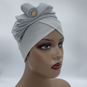 2020 Fashion bow-tie women&#39;s turban caps stretchy female headwrap bonnet cancer headwear muslim turban hijabs islamic headscarf