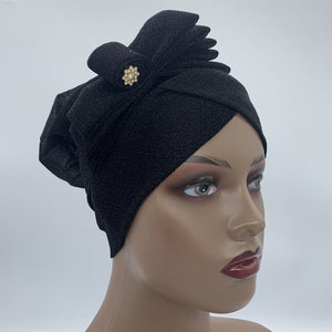 2020 Fashion bow-tie women&#39;s turban caps stretchy female headwrap bonnet cancer headwear muslim turban hijabs islamic headscarf