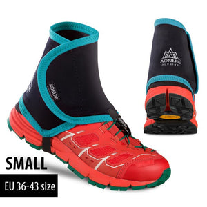 (FR) AONIJIE Trail Reflective Gaiters Protective Sandproof Shoe Covers Off-Road Running Jogging Hiking Outdoor Unisex