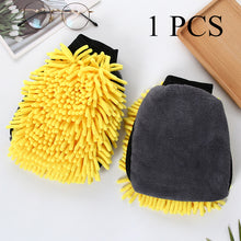 Load image into Gallery viewer, (1pc-Random Color) Car Wash Mitt Car Washing Gloves Winter Waterproof Car Wash Rag