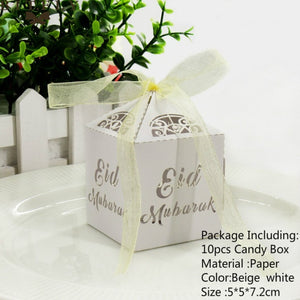 10pcs/set Creative Paper Pyramid Pillow Shape Candy Box Baby Shower Wedding Festival Party Chocolate Return Gift Box Supply