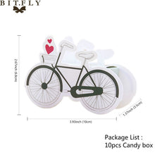 Load image into Gallery viewer, 10pcs/set Creative Paper Pyramid Pillow Shape Candy Box Baby Shower Wedding Festival Party Chocolate Return Gift Box Supply