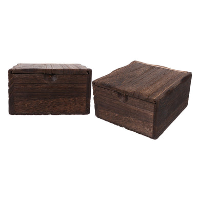 2 Pcs Wooden Organizer Organizer Jewelry Box Wooden Storage Box For Decor Store Gift Jewelry Storage Box