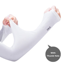 Load image into Gallery viewer, AONIJIE E4036 One Pair UV Sun Protection Cooling Arm Sleeve Cover Arm Cooler Warmer For Gloves Running Golf Cycling Driving