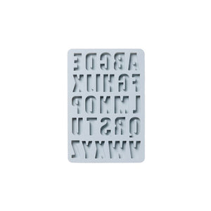26 English alphabet chocolate molds Candy Ice Tray Cake Decorating Tools Happy birthday letter stencil Kitchen baking accessorie