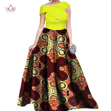 Load image into Gallery viewer, BRW Dahiki African Print Ankara Sleeveless Maxi Culture Dress Head and Scarf