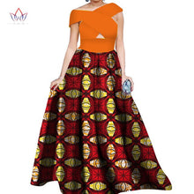 Load image into Gallery viewer, BRW Dahiki African Print Ankara Sleeveless Maxi Culture Dress Head and Scarf