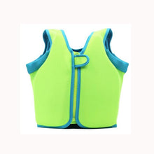 Load image into Gallery viewer, (FR) Kids Life Jacket Swimwear Polyester Foam Vest Survival Suit with Whistle for Swimming Drifting Neoprene life vest