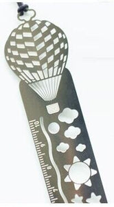 1pcs/lot NEW Zakka Style Metal bookmark ruler drawing template cute students' DIY tools prize Good quality