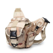 Load image into Gallery viewer, Outdoor Camouflage Multifunction Saddle bag men women tactical Military waterproof Shoulder Messenger pack Camera Waist bag