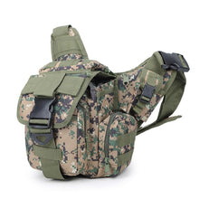 Load image into Gallery viewer, Outdoor Camouflage Multifunction Saddle bag men women tactical Military waterproof Shoulder Messenger pack Camera Waist bag