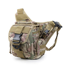 Load image into Gallery viewer, Outdoor Camouflage Multifunction Saddle bag men women tactical Military waterproof Shoulder Messenger pack Camera Waist bag