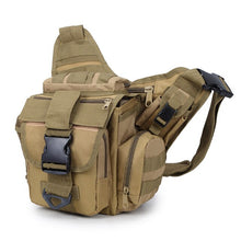 Load image into Gallery viewer, Outdoor Camouflage Multifunction Saddle bag men women tactical Military waterproof Shoulder Messenger pack Camera Waist bag
