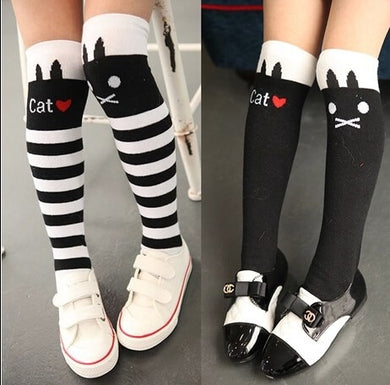 1 pair girls stockings baby kids children winter leg warmers toddlers knee high dancing long Tights ballet