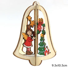 Load image into Gallery viewer, 3Sets/Lot 3D Creative Christmas Wooden Pendants Ornaments For Home Christmas Party Xmas Tree Ornaments Kids Gifts Decorations