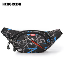 Load image into Gallery viewer, Hengreda 2018 Fanny Pack Waist Bag Bum Pocket Men Casual Travel Belt Bag Bicycle Women Fashion Nylon Waterproof Crossbody Bags
