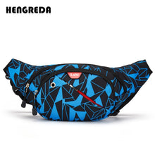 Load image into Gallery viewer, Hengreda 2018 Fanny Pack Waist Bag Bum Pocket Men Casual Travel Belt Bag Bicycle Women Fashion Nylon Waterproof Crossbody Bags
