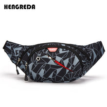 Load image into Gallery viewer, Hengreda 2018 Fanny Pack Waist Bag Bum Pocket Men Casual Travel Belt Bag Bicycle Women Fashion Nylon Waterproof Crossbody Bags