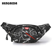 Load image into Gallery viewer, Hengreda 2018 Fanny Pack Waist Bag Bum Pocket Men Casual Travel Belt Bag Bicycle Women Fashion Nylon Waterproof Crossbody Bags