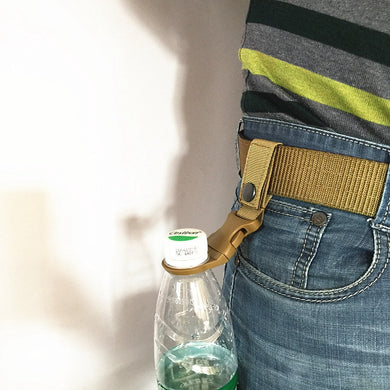 Nylon Water Bottle Holder Belt Hook Hanger Clip Outdoor Accessories