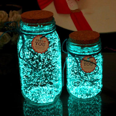 1 Bag Luminous Particles Sand Colorful Fluorescent Powder Glow In The Dark Home Party Decorations