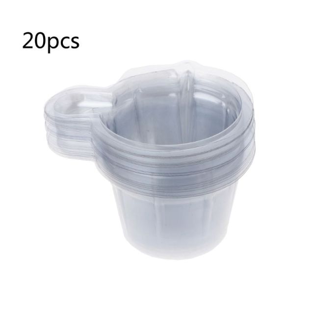 20/100Pcs 40ML Plastic Disposable Cups Dispenser For DIY Epoxy Resin Jewelry Making