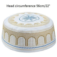 Load image into Gallery viewer, Male Muslim Hats Prayer Saudi Arabia Hui Islam Week United Arab Emirates Jewish Hat Hijab Judaico Kadife Yarmulke Islamic Men