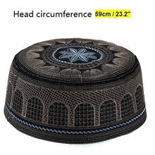 Load image into Gallery viewer, Male Muslim Hats Prayer Saudi Arabia Hui Islam Week United Arab Emirates Jewish Hat Hijab Judaico Kadife Yarmulke Islamic Men
