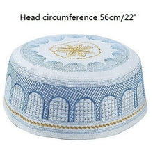 Load image into Gallery viewer, Male Muslim Hats Prayer Saudi Arabia Hui Islam Week United Arab Emirates Jewish Hat Hijab Judaico Kadife Yarmulke Islamic Men