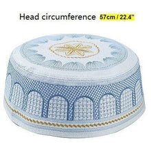Load image into Gallery viewer, Male Muslim Hats Prayer Saudi Arabia Hui Islam Week United Arab Emirates Jewish Hat Hijab Judaico Kadife Yarmulke Islamic Men