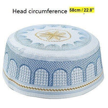 Load image into Gallery viewer, Male Muslim Hats Prayer Saudi Arabia Hui Islam Week United Arab Emirates Jewish Hat Hijab Judaico Kadife Yarmulke Islamic Men