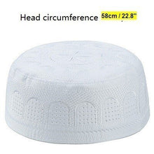 Load image into Gallery viewer, Male Muslim Hats Prayer Saudi Arabia Hui Islam Week United Arab Emirates Jewish Hat Hijab Judaico Kadife Yarmulke Islamic Men