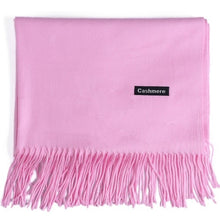 Load image into Gallery viewer, Cashmere Scarf Shawl Solid Basic Autumn Winter Wrap Warm Soft Hijab Women Pashmina