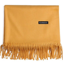 Load image into Gallery viewer, Cashmere Scarf Shawl Solid Basic Autumn Winter Wrap Warm Soft Hijab Women Pashmina